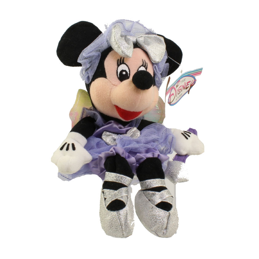 Disney Bean Bag Plush - SUGAR PLUM MINNIE (Mickey Mouse) (9 inch)