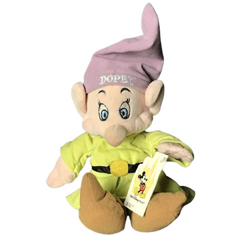 Disney Bean Bag Plush - DOPEY (Snow White & the Seven Dwarfs)(10 inch)[Walt Disney World]