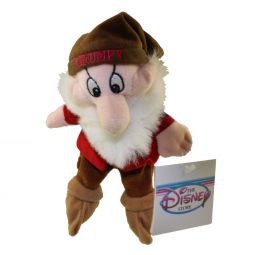 Disney Bean Bag Plush - GRUMPY (Snow White & the Seven Dwarfs) (10 inch)