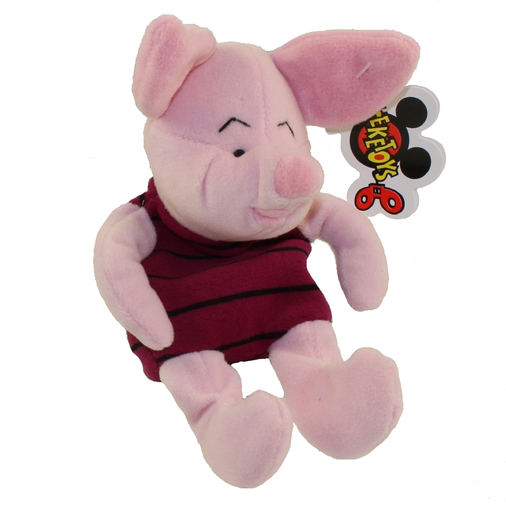 Disney Bean Bag Plush - PIGLET (Mouseketoys)(Winnie the Pooh)(8 inch)