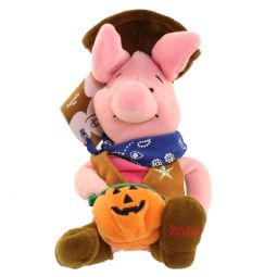 Disney Bean Bag Plush - COWBOY PIGLET (Winnie the Pooh) (9 inch)