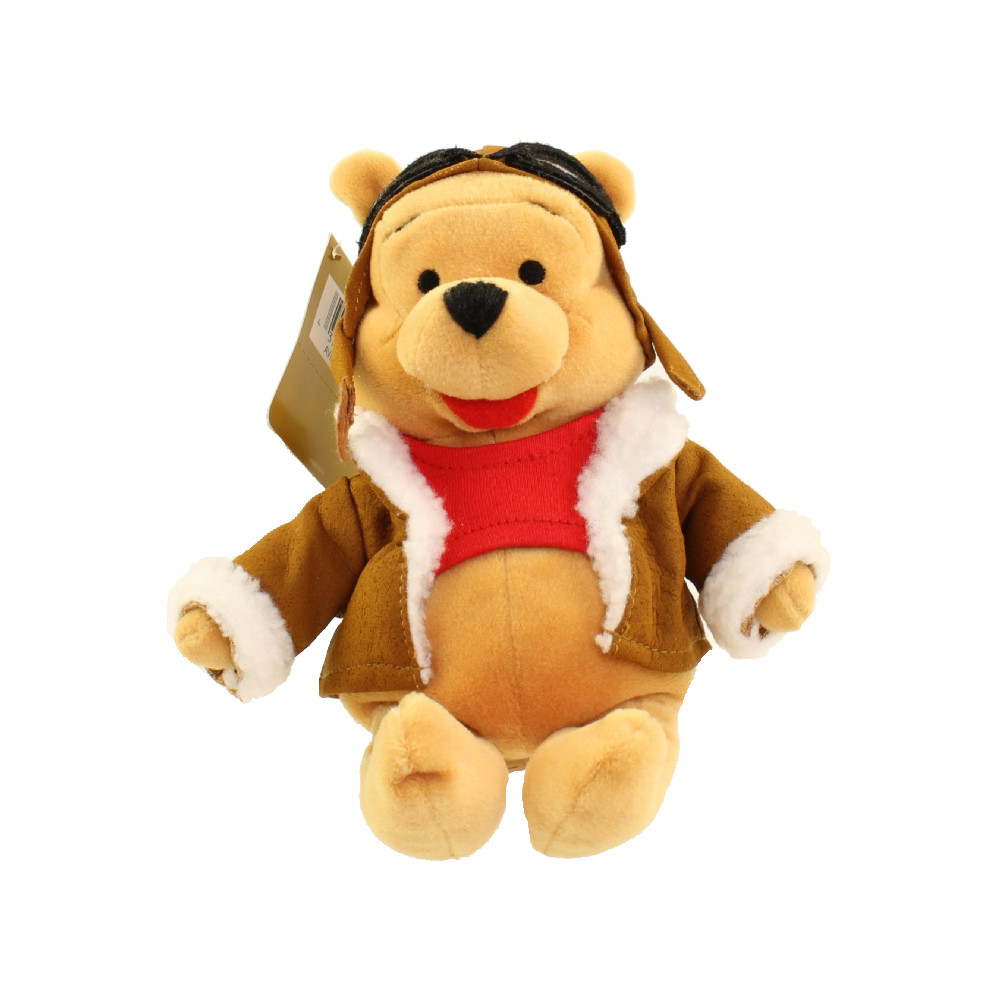 Disney Bean Bag Plush - AVIATOR POOH (Winnie the Pooh) (8 inch)
