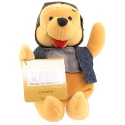 Disney Bean Bag Plush - BIKER POOH (Winnie the Pooh) (8 inch)