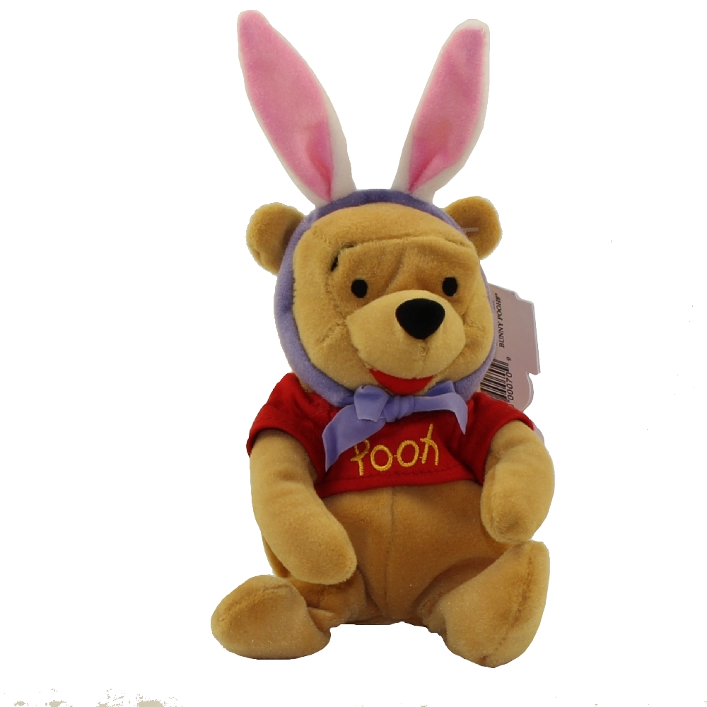Disney Bean Bag Plush - EASTER BUNNY POOH (Winnie the Pooh)(8 inch)