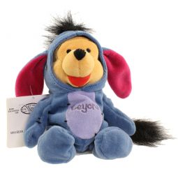 Disney Bean Bag Plush - POOH AS EEYORE (Winnie the Pooh) (9 inch)