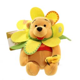 Disney Bean Bag Plush - POOH AS A FLOWER (Winnie the Pooh) (9 inch)