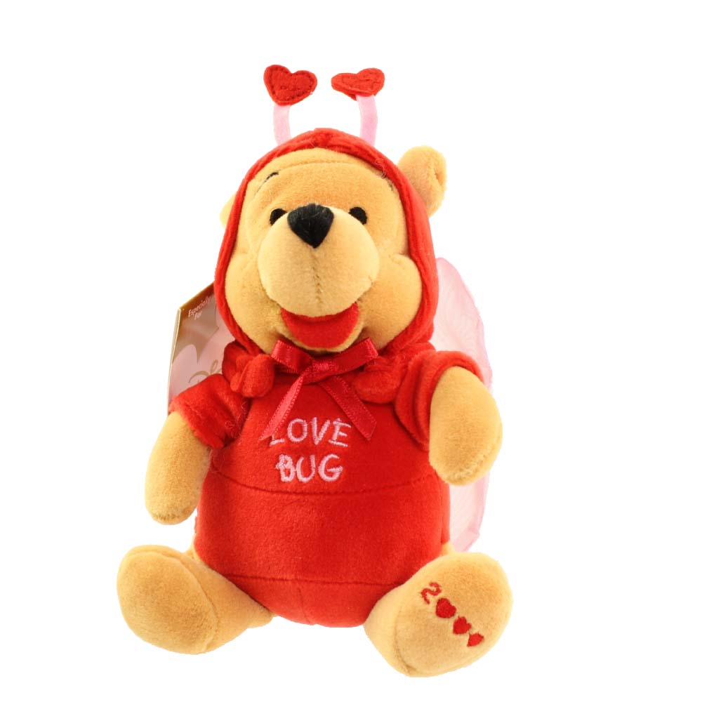 Disney Bean Bag Plush - LOVEBUG POOH (Winnie the Pooh) (8 inch