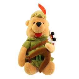 Disney Bean Bag Plush - ROBIN HOOD POOH (Winnie the Pooh) (8.5 inch)