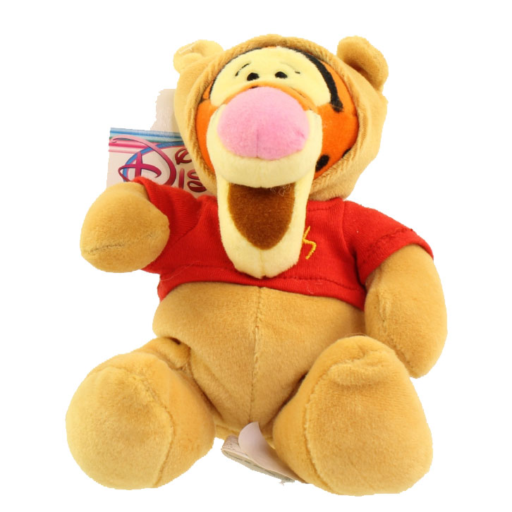 Disney Bean Bag Plush - TIGGER AS POOH (Winnie the Pooh) (8 inch)