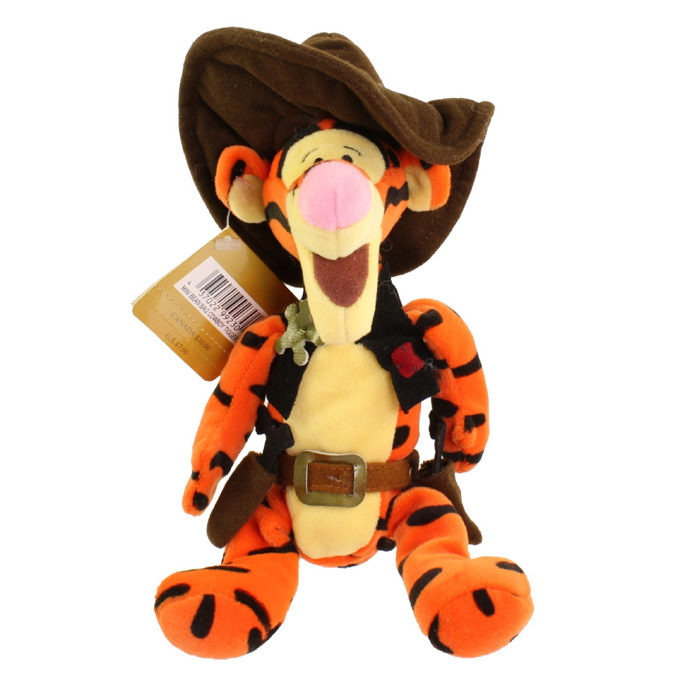 Disney Bean Bag Plush - COWBOY TIGGER (Winnie the Pooh) (10.5 inch)