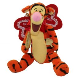 Disney Bean Bag Plush - FEBRUARY TIGGER (Cupid)(Winnie the Pooh)(8.5 inch)