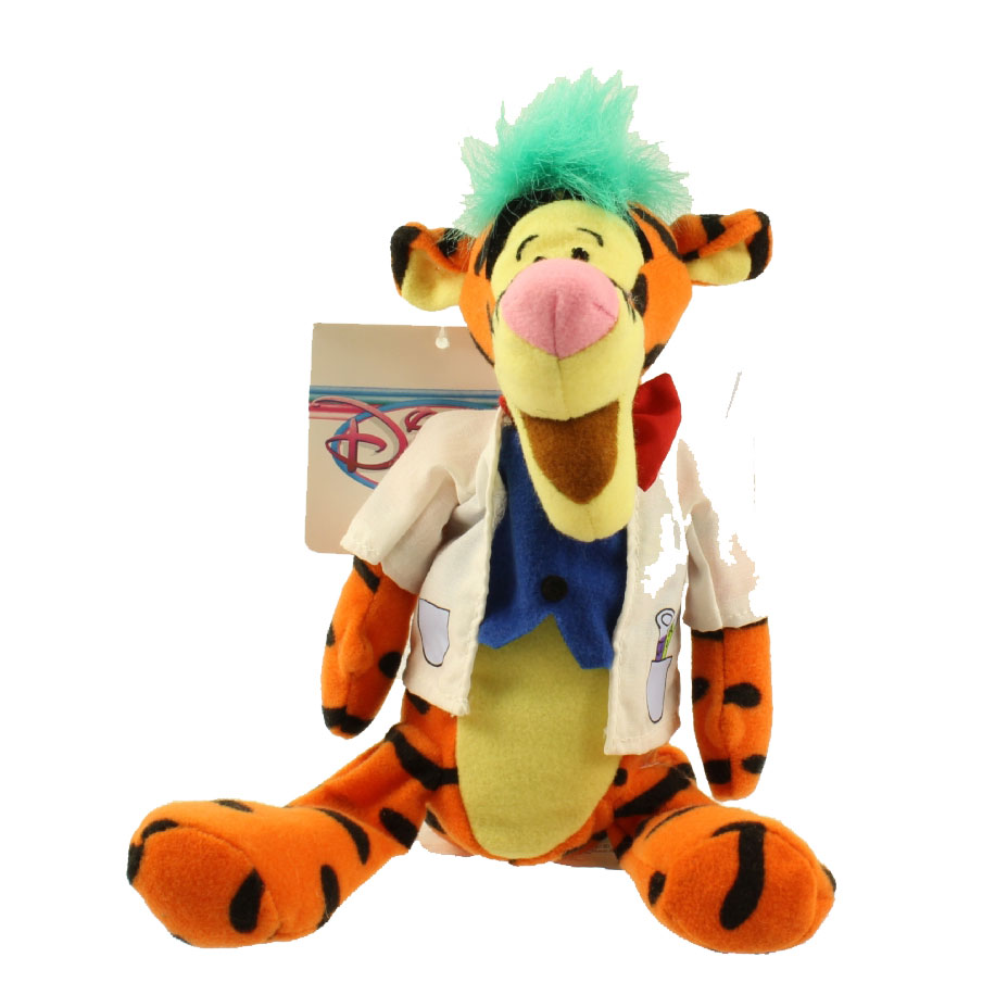 Disney Bean Bag Plush - MAD SCIENTIST TIGGER (Winnie the Pooh) (9 inch)