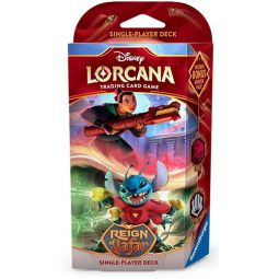 Disney Lorcana TCG - Reign of Jafar S08 - SINGLE-PLAYER DECK [Ruby & Steel]