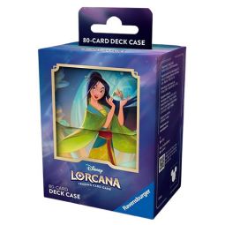 Disney Lorcana TCG Supplies - 80-Card Deck Case Box - MULAN [Considerate Diplomat]