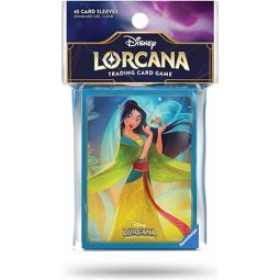 Disney Lorcana TCG Supplies - Deck Protectors - MULAN [Considerate Diplomat][65 Sleeves]