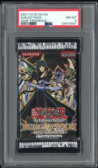 PSA 8 - Yu-Gi-Oh Cards - Zane Truesdale - Duelist Booster Pack - NM-MT