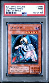 PSA 9 - Yu-Gi-Oh Japanese Card - SM-45 - DARKLORD MARIE (rare) MINT