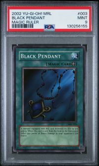 PSA 9 - Yu-Gi-Oh Card - MRL-003 - BLACK PENDANT (super rare holo) - MINT