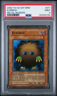 PSA 9 - Yu-Gi-Oh Card - MRD-071 - KURIBOH (super rare holo) - MINT