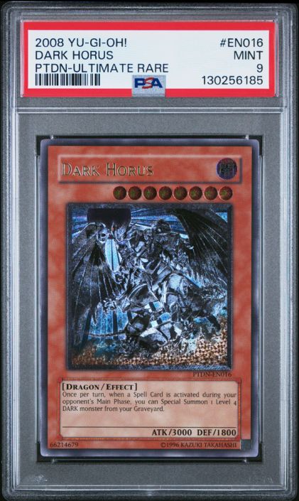 yugioh new horus cards YU-GI-OH! The Black Flame Deity - PHNI-EN018 - Secret Rare Ultra Rare single card featuring Imsety from the Glory of Horus set Duamutef, Blessing of Horus -