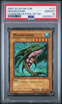 PSA 10 - Yu-Gi-Oh Card - LOB-111 - MISAIRUZAME (common) *1st Edition* - GEM MINT