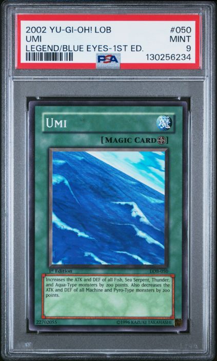umi yugioh card Yu-Gi-Oh! - (LOB-050) - Legend of Blue Eyes White Dragon - Unlimited Edition Top 10 Cards for Your