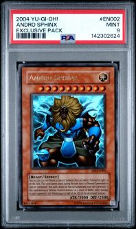 PSA 9 - Yu-Gi-Oh Card - EP1-EN002 - ANDRO SPHINX (ultra rare holo) - MINT