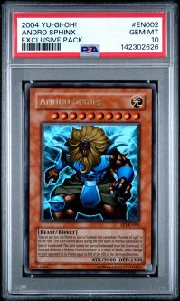PSA 10 - Yu-Gi-Oh Card - EP1-EN002 - ANDRO SPHINX (ultra rare holo) - GEM MINT