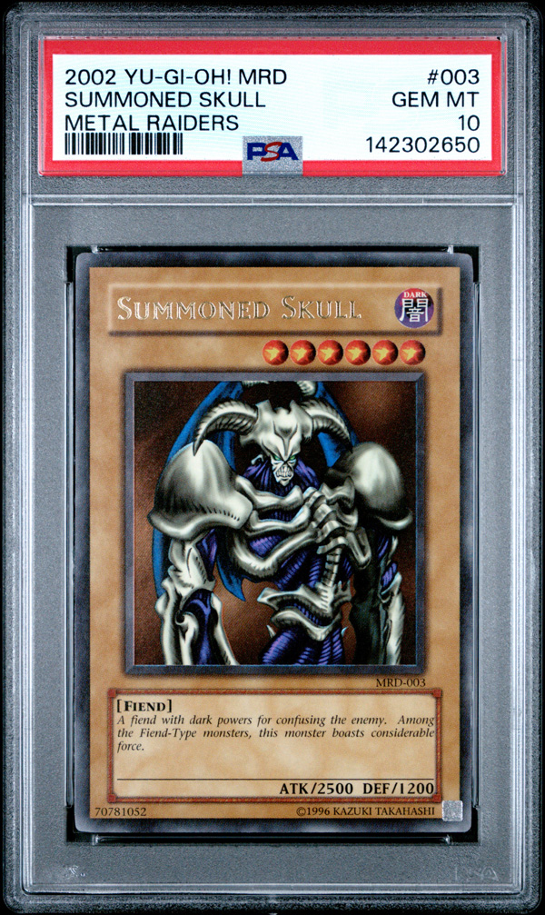 PSA 10 - Yu-Gi-Oh Card - MRD-003 - SUMMONED SKULL (ultra rare holo) - GEM MINT