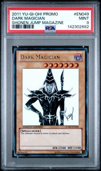 PSA 9 - Yu-Gi-Oh Card - JUMP-EN049 - DARK MAGICIAN (ultra rare holo) - MINT