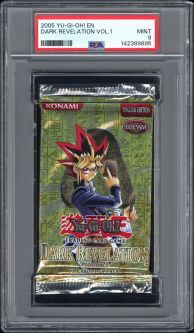 PSA 9 - Yu-Gi-Oh Cards - Dark Revelation 1 - Booster Pack - MINT