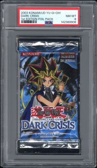 PSA 8 - Yu-Gi-Oh Cards - Dark Crisis - Booster Pack [1st Edition] - NM-MT