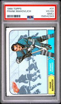 PSA 4 (MC) - FRANK MAHOVLICH - 1968 Topps Hockey #31 - VG-EX