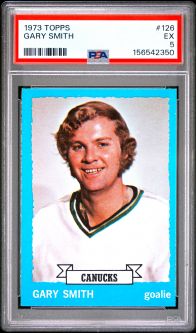 PSA 5 - GARY SMITH - 1973 Topps Hockey #126 - EX
