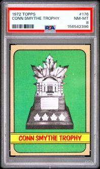 PSA 8 - CONN SMYTHE TROPHY - 1972 Topps Hockey #176 - NM-MT