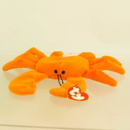TY Beanie Baby - DIGGER the Crab (Orange Version) (3rd Gen Hang Tag - Creased Tag)