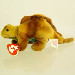 TY Beanie Baby - STEG the Dinosaur (3rd Gen Hang Tag - MWMTs) CANADIAN