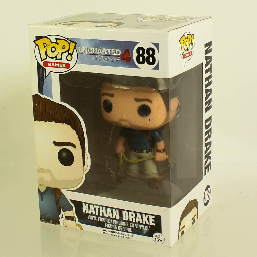 Funko POP Uncharted 4 A Thief's End 88# Nathan Drake Gifts Vinyl Action Figures 