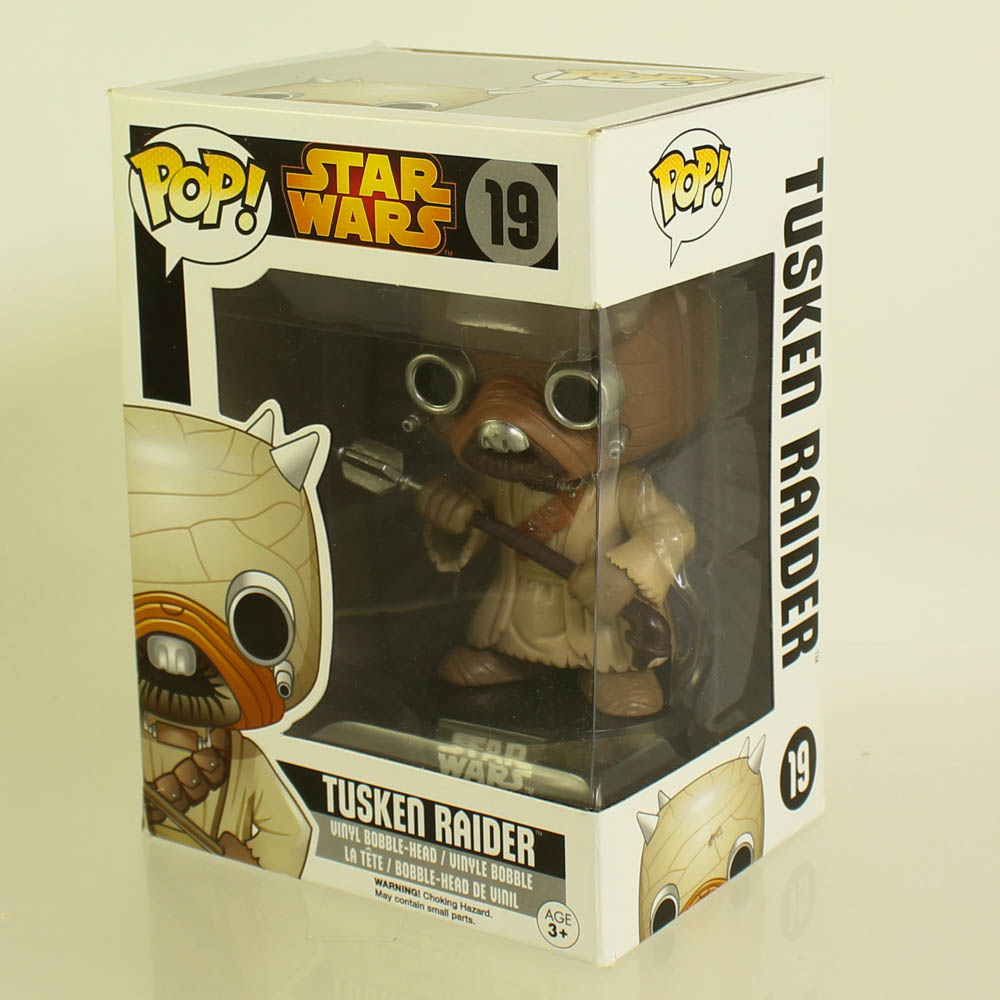 Funko POP! Star Wars Vinyl Bobble-Head - TUSKEN RAIDER #19 *NON-MINT BOX*