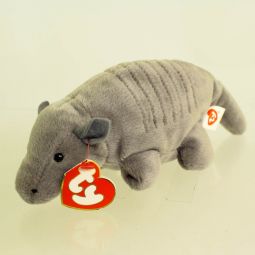 TY Beanie Baby - TANK the Armadillo (7 Lines - No Shell) (3rd Gen Hang Tag - 95% Mint)