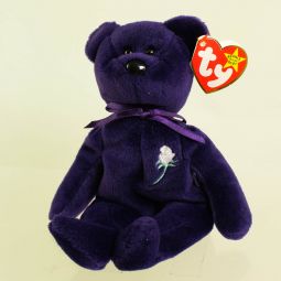 TY Beanie Baby - PRINCESS the BEAR (PVC Pellets Tush Tag - Made in China) MWCTs