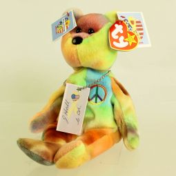 TY Beanie Baby - PEACE the Bear (Wings of Change Version) MWMTs