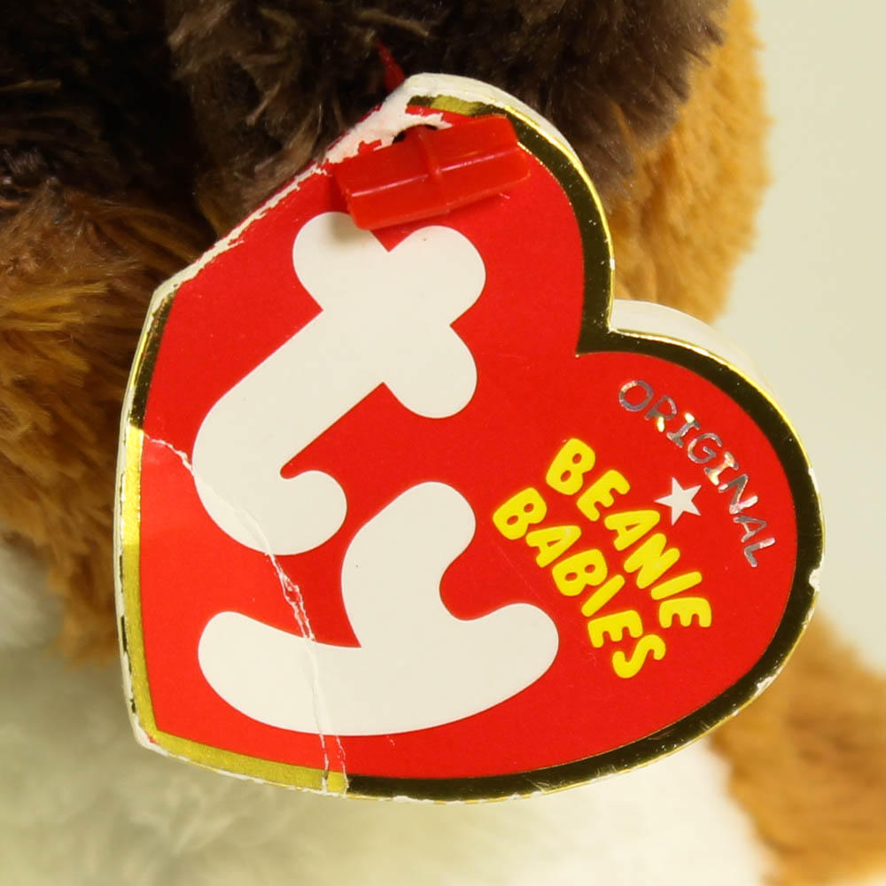 TY Beanie Baby YODEL the St. Bernard Dog (Big Eye Version) (6 inch) *NON MINT*