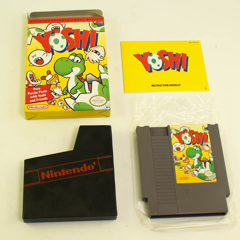 Nintendo (NES) Game - YOSHI (Complete) *NM BOX*