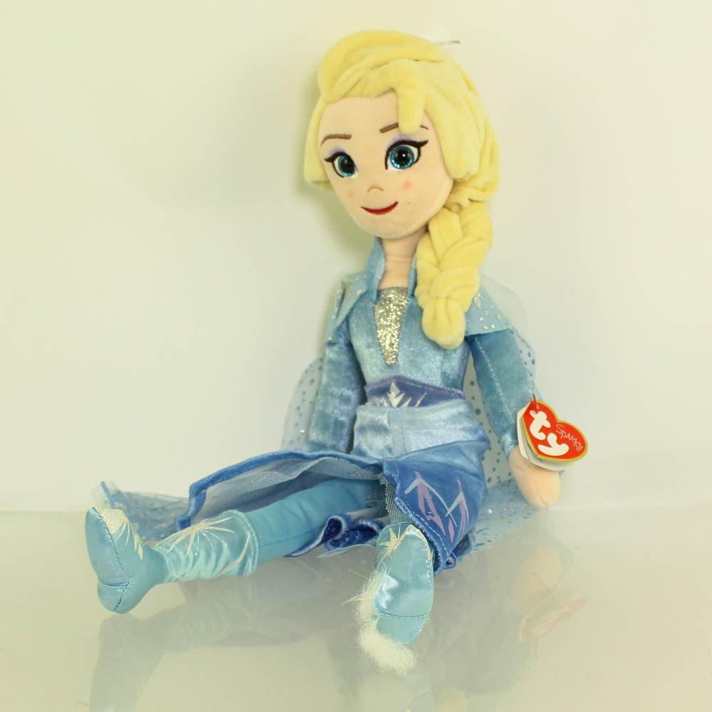 TY Beanie Buddy - ELSA (Disneys Frozen 2)(16 inch) *NON-MINT*