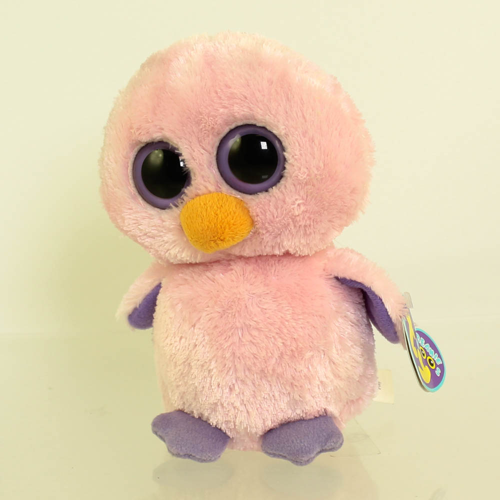 TY Beanie Boos POSY The Pink Chick Solid Eye Color Regular Size ty-beanie-boos-posy-the-pink-chick-solid-eye-color-regular-size