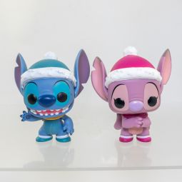 Funko POP! Disney Lilo & Stitch Vinyl Figures 2-Pack - HOLIDAY STITCH & SCRUMP *LOOSE - NM*