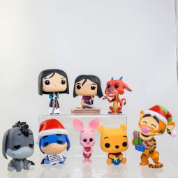 Lot of 8 Disney Funko POP! Vinyl Figures - WINNIE THE POOH & MULAN *LOOSE - NM*