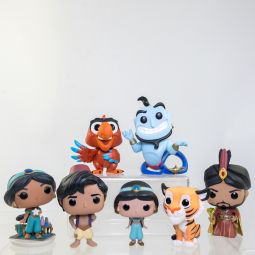 Lot of 7 Disney Funko POP! Vinyl Figures - ALADDIN *LOOSE - NM*