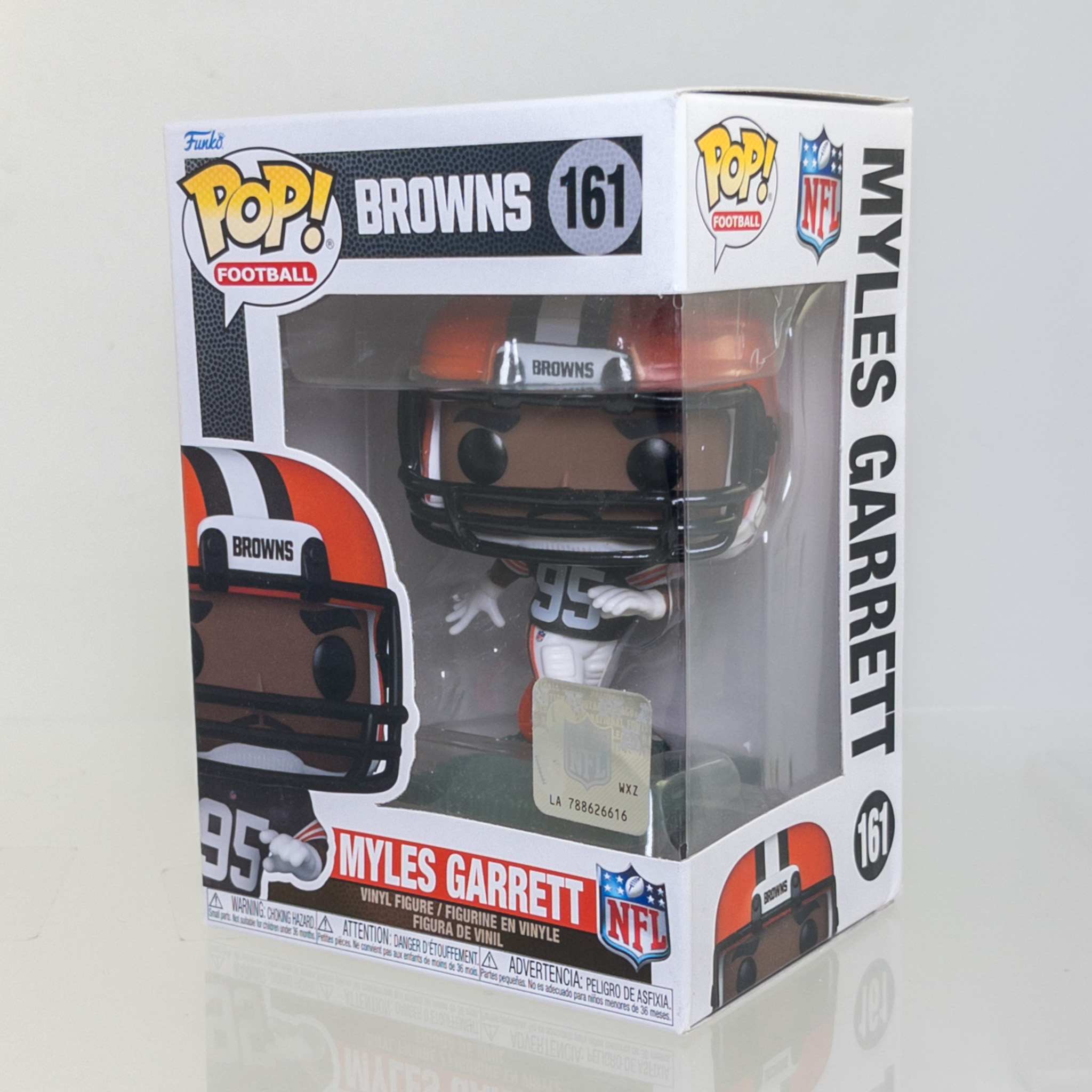 Funko POP! NFL Wave 8 Vinyl Figure - MYLES GARRETT (Cleveland Browns) #161 *NON-MINT*